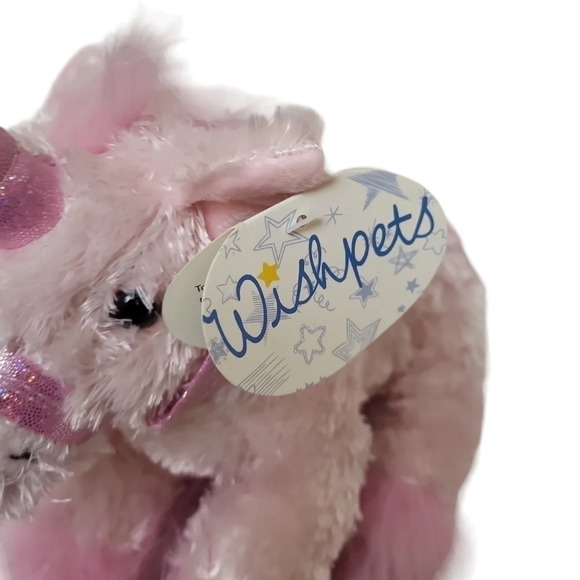 Wishpets Pink Unicorn Plush Stuffed Animal NWT - Picture 3 of 6